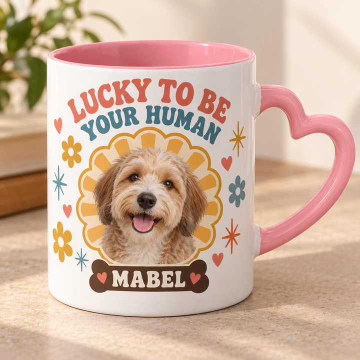 Heart-Handle Mugs — personalized pet gift example