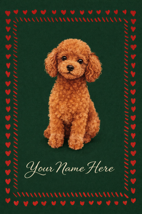 Green Personalized Pet Framed Art Print