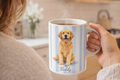 Pastel personalized pet mug