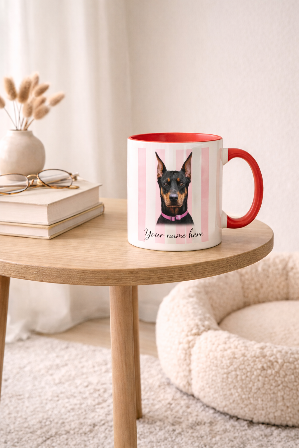 Pastel personalized pet mug