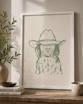 The Western Pup Graphic Tee artwork by Fiorpaw