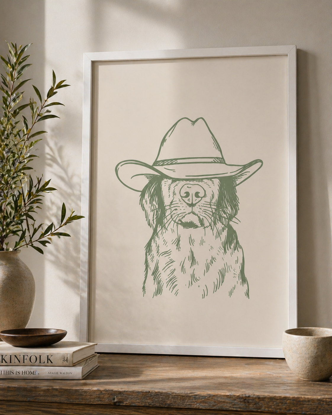 The Western Pup Graphic Tee artwork by Fiorpaw