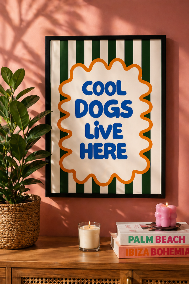 Bold Entrance framed statement wall art print by Fiorpaw