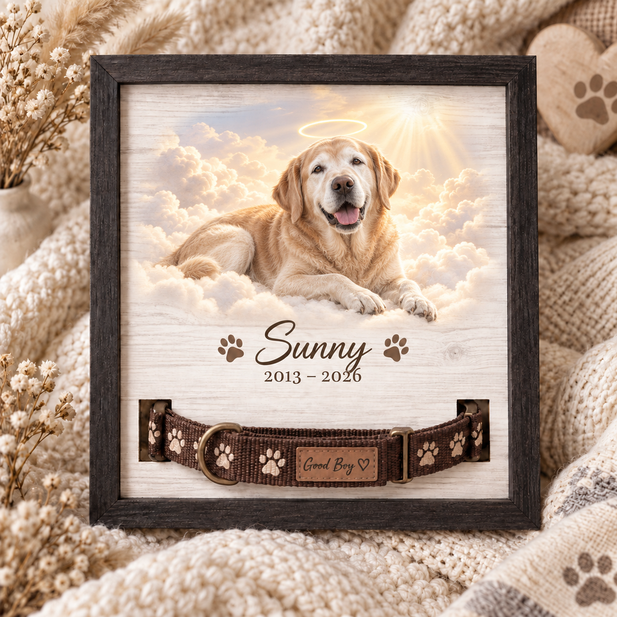 In a Better Place — Personalized Pet Memorial Frame — supplied primary design mockup