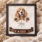 Still Feeling Hugged — Personalized Pet Memorial Frame — supplied primary design mockup