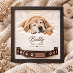 Forever in Peace — Personalized Pet Memorial Frame — supplied primary design mockup
