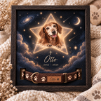 Forever Shining Star — Personalized Pet Memorial Frame — supplied primary design mockup