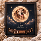 In the Moonlight — Personalized Pet Memorial Frame — supplied primary design mockup