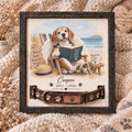 Forever on Vacation — Personalized Pet Memorial Frame — supplied primary design mockup