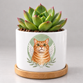 Angel in the Garden — Personalized Pet Plant Pot — coordinated studio mockup