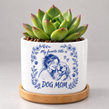 My Favorite Title Is Dog Mom — Personalized Pet Plant Pot — coordinated studio mockup