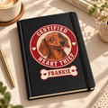 Certified Heart Thief — Personalized Pet Journal — aligned primary example mockup