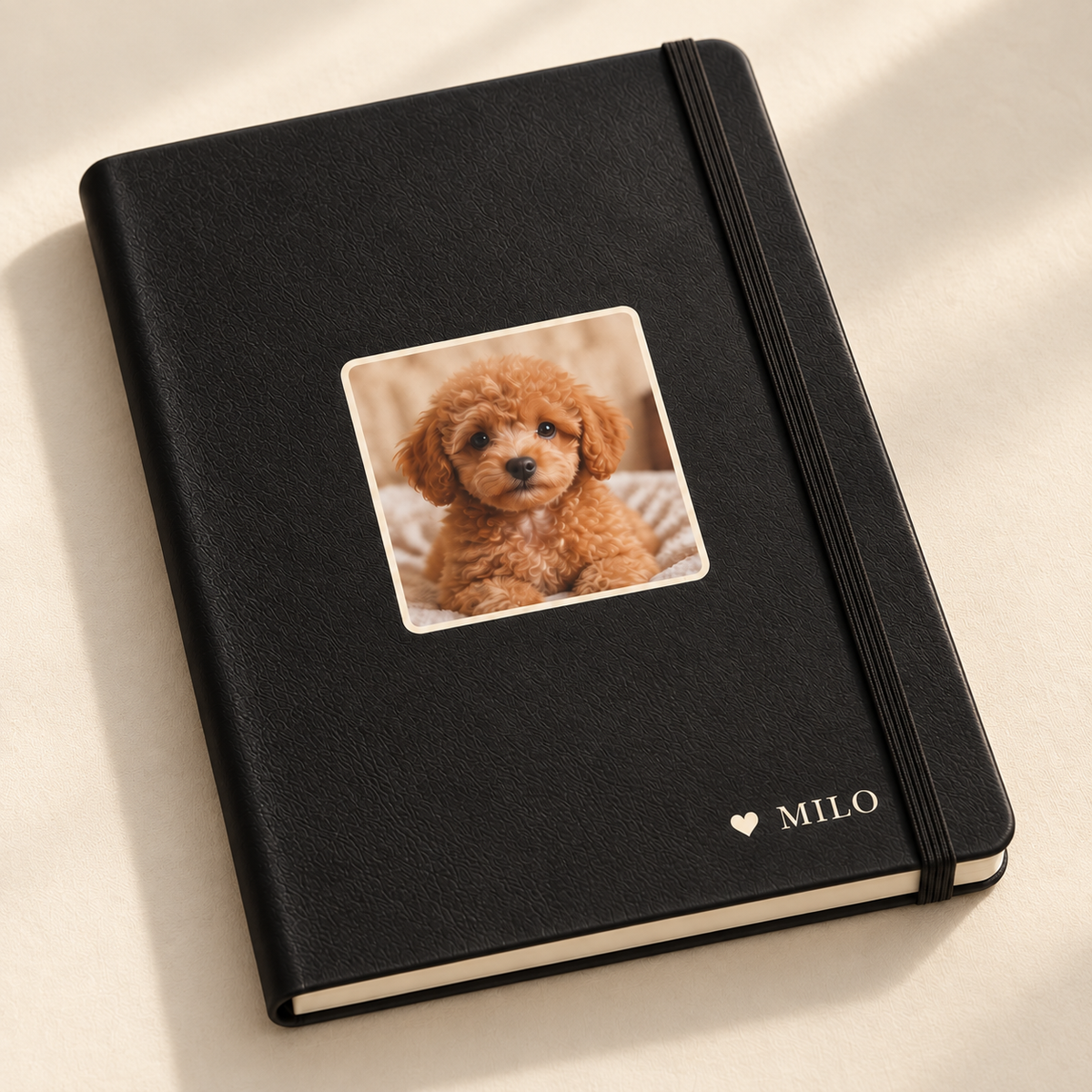 Simply You — Personalized Pet Journal — close-up example mockup